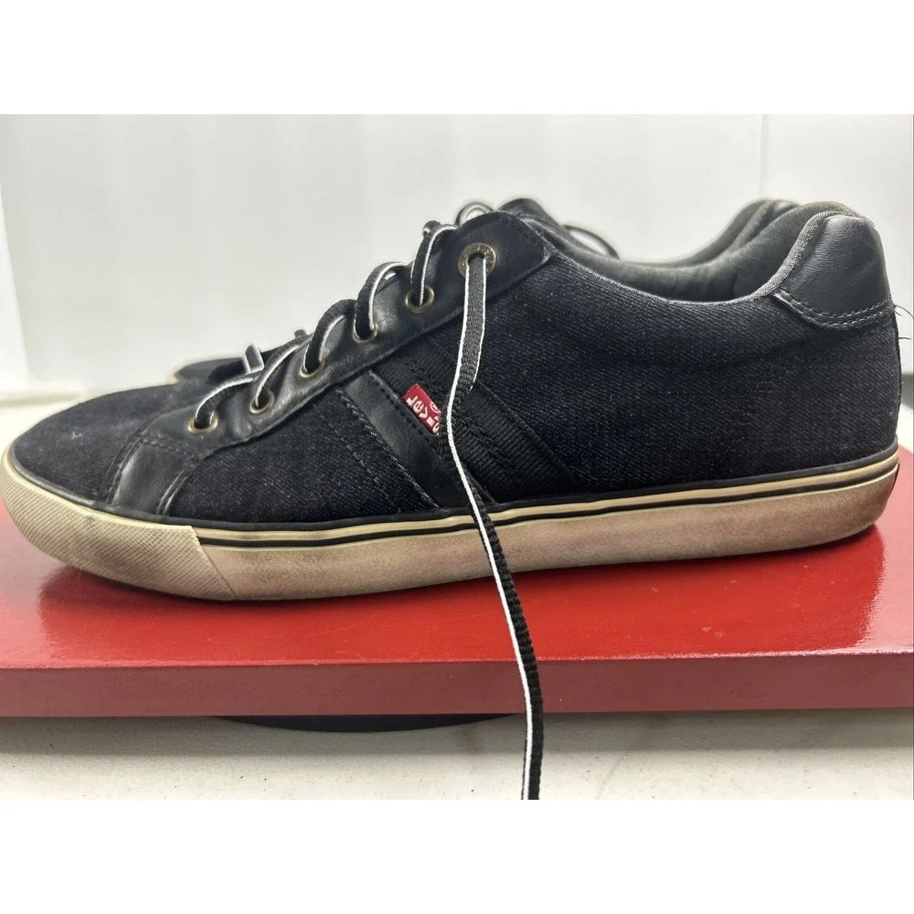 Levis‎ Shoes Mens Size 10 Black Comfort Casual Work Laces Chukka Style
